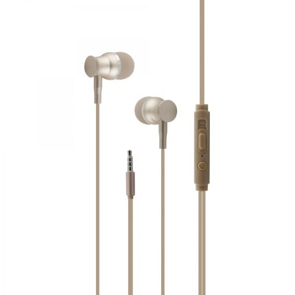 Nettech NT-39 3.5 Jack Girişli Kulak İçi Kulaklık (Gold)