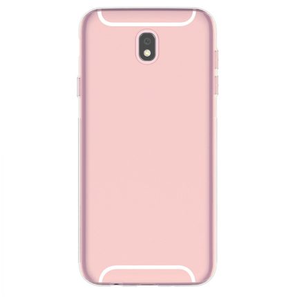 Samsung Galaxy J530 J5 Pro Uyumlu Şeffaf Seri Arka Koruma Kılıf (Şeffaf)