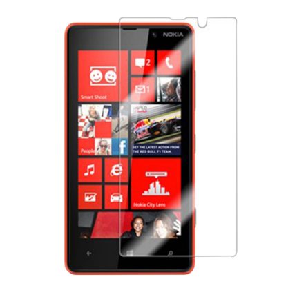 Nokia Lumia 820 Uyumlu Ön Koruma Cam Ekran Koruyucu