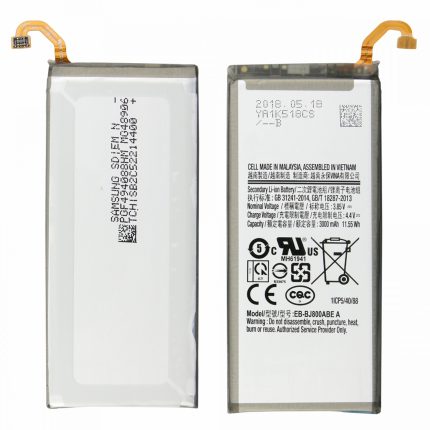 Samsung Galaxy J600 J6 Uyumlu EB-BJ800AB Service 3000 MAh Batarya