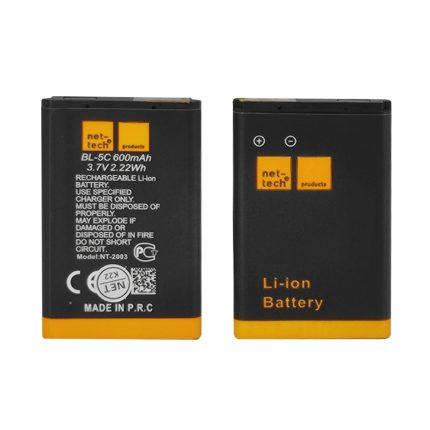 Nokia Bl-5C Uyumlu 600 MAh Batarya