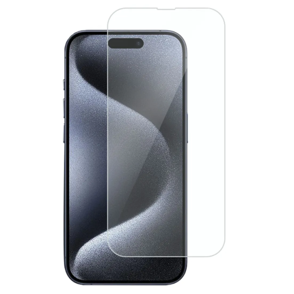 Apple iPhone 15 Pro Max Uyumlu Ön Koruma Cam Ekran Koruyucu (Şeffaf)