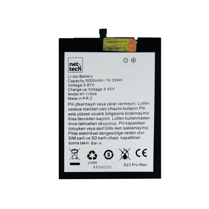 Reeder S23 Pro Max Uyumlu 5000 MAh Batarya