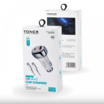 Tonex TA-41W PD + USB-A Type-C to Type-C Kablolu Araç İçi Şarj Aleti - Görsel 3