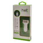 5W 2 Çıkışlı Micro Kablo + Araç Şarj Aleti (Beyaz) - Görsel 3