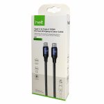 Helt HT-DC15 100W PD İp Örgü 120 Cm Type-C To Type-C Şarj ve Data Kablosu - Görsel 2