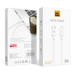 Nettech NT-DC52 20W Plastik 100 Cm Type-C To Lightning Şarj ve Data Kablosu (Beyaz) - Görsel 2