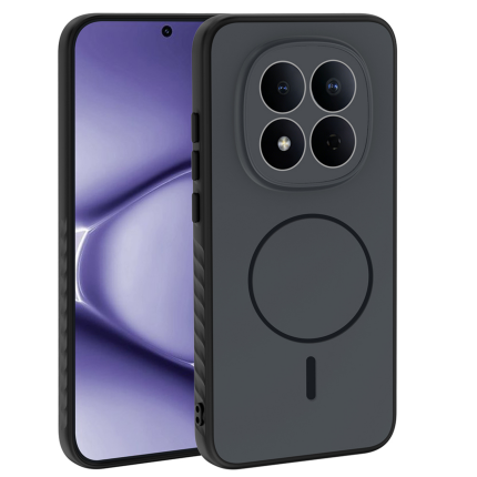 Xiaomi Redmi Note 15 Pro Plus Uyumlu Moon Seri Arka Koruma Kılıf (Siyah)