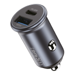 Nettech NT-CCH03 Usb + Type-C PD 18W + 20W 2 Çıkışlı Araç Şarj Aleti (Siyah)