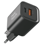 Nettech NT-HCH07 33W GaN PD+QC Şarj Aleti (Siyah)
