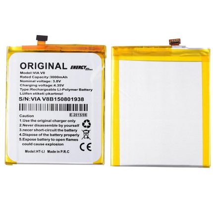 Casper Via V8 Uyumlu Casper V8B150801938 3000 MAh Batarya