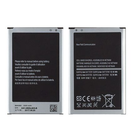 Samsung Galaxy N9000 Note 3 Uyumlu Samsung EB-B800BE 3200 MAh Batarya