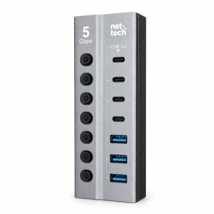 Nettech NT-OT011 7 in 1 USB To Type-c Dönüştürücü