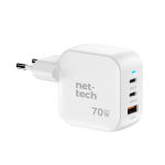 Nettech NT-HCH10 70W PD+QC GaNPrime Şarj Aleti