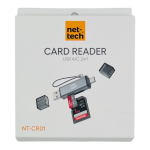 Nettech NT-CR01 Usb ve Type-C SD Kart Okuyucu - Görsel 2