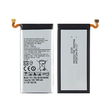 Samsung Galaxy A300 A3 2015 Uyumlu Samsung EB-BA300ABE 1900 MAh Batarya