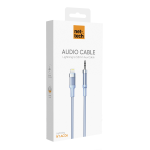 Nettech NT-AC06 Plastik 100 Cm Jack To Lightning Aux Kablo - Görsel 4