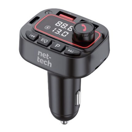 Nettech NT-CCH01 30W Bluetooth FM Transmitter Araç Şarj Aleti