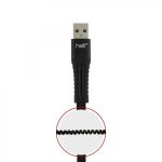 Helt HT-DC02 İp Örgü 120 Cm Lightning Şarj ve Data Kablosu - Görsel 3