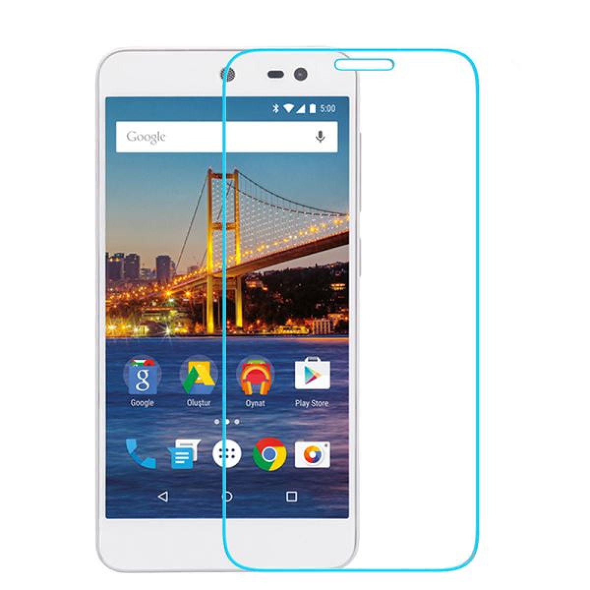 General Mobile GM4 Uyumlu Ön Koruma Cam Ekran Koruyucu