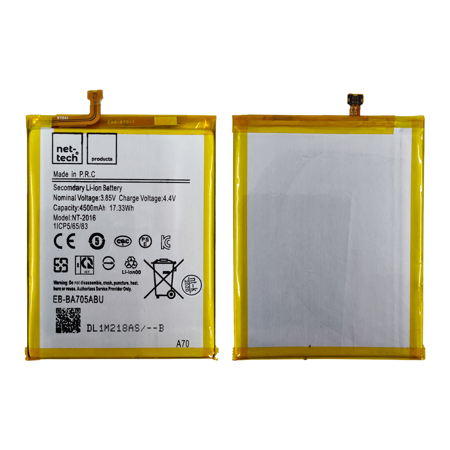 Samsung Galaxy A70 Uyumlu EB-BA705ABU 4500 mAh Batarya