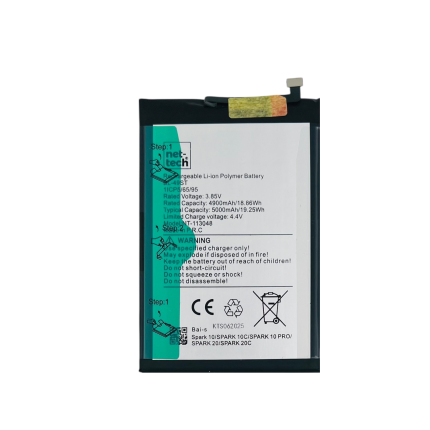 Tecno Spark 10 Pro Uyumlu BL-49ST 5000 MAh Batarya