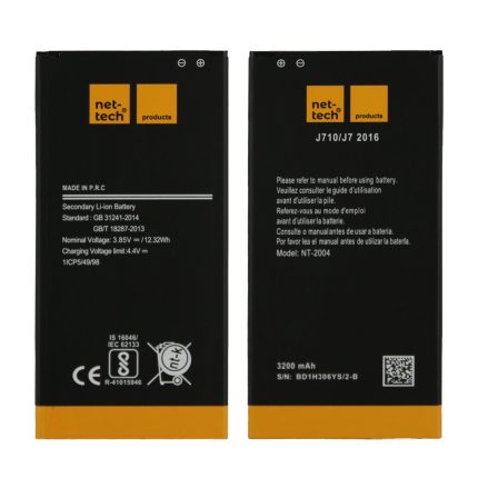 Samsung Galaxy J710 J7 2016 Uyumlu 3200 MAh Batarya