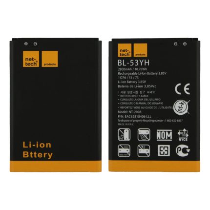 LG G3 Uyumlu BL-53YH 2800 MAh Batarya NT