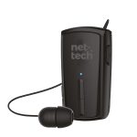 Nettech NT-BTH13 Makaralı Kulakiçi Bluetooth Kulaklık (Siyah)