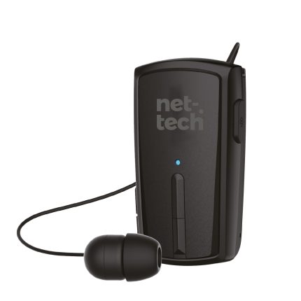 Nettech NT-BTH13 Makaralı Kulakiçi Bluetooth Kulaklık (Siyah)