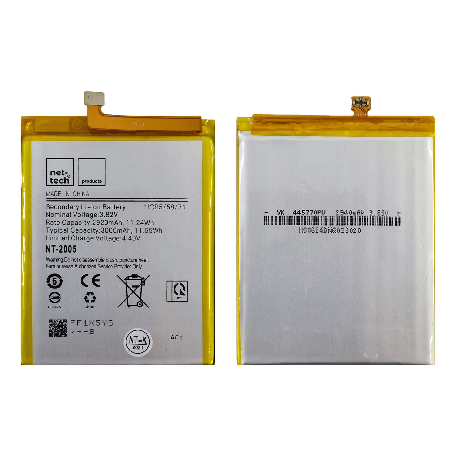 Samsung Galaxy A01 Uyumlu NT-2005 3000 MAh Batarya