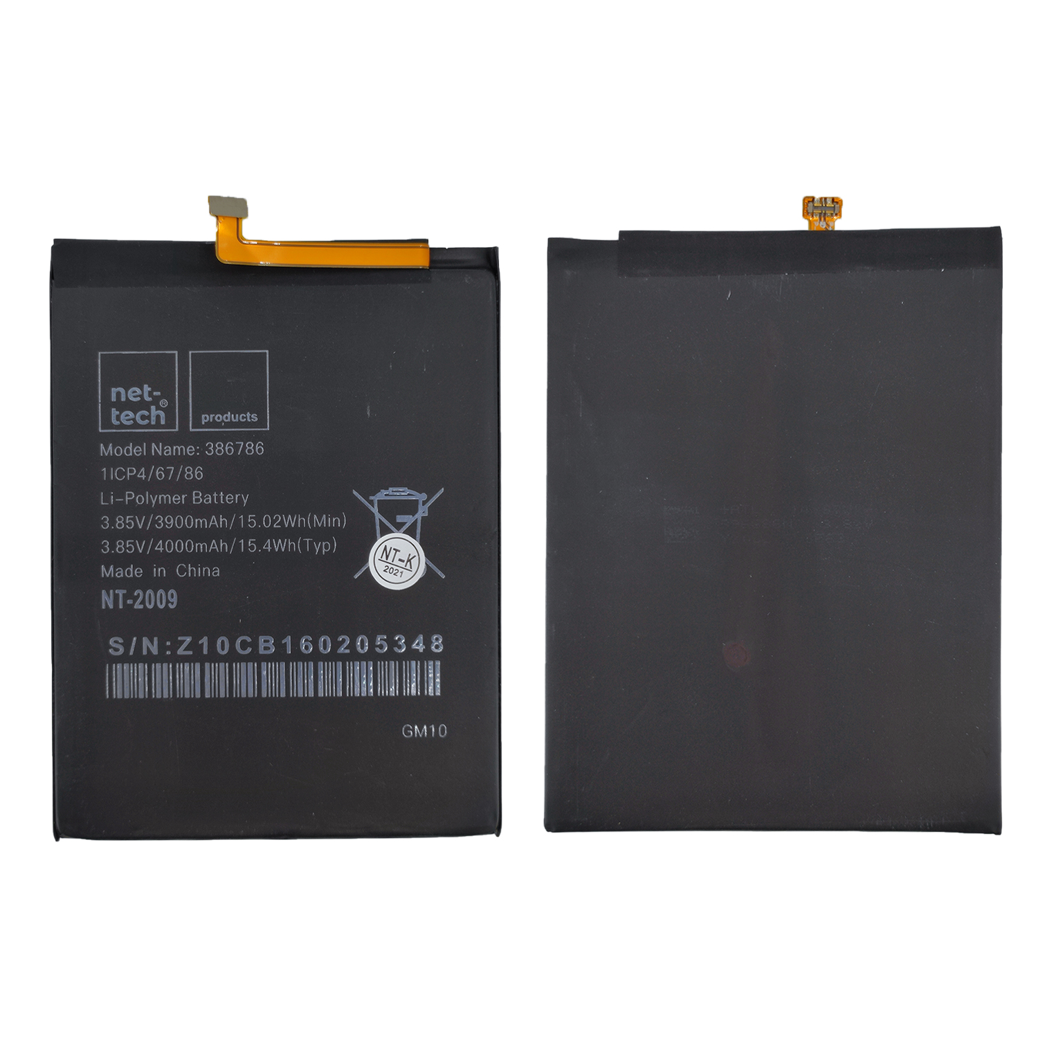938344 General Mobile GM10 Uyumlu 4000 MAh Batarya - Görsel 1