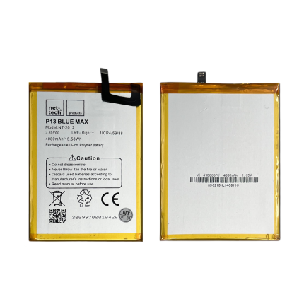 Reeder P13 Blue Max Uyumlu 4850 MAh Batarya