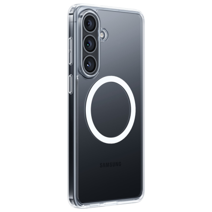 Samsung Galaxy S26 Uyumlu Pc Magsafe Arka Koruma Kılıf (Şeffaf)