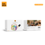 Nettech NT-BTS08 Rgb Karaoke Box Kablosuz Hoparlör - Speaker (Bej) - Görsel 2