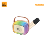 Nettech NT-BTS08 Rgb Karaoke Box Kablosuz Hoparlör - Speaker (Bej)